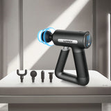 LUYAO LY-675A Handheld Wireless Deep Tissue Massage Gun Relax Muscles with Brushed Motor & LCD Screen for Body Treatment