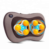 Luyao Wholesale Infrared Ball Electronic Shiatsu Massage Car Lumbar Back Neck Massage Pillow with Heating