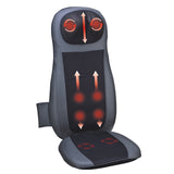 Electric Heated Low Back and Neck Shiatsu Massager Cushion Vibrating Butt Spine Kneading Whole Full Body Car Seat Massage Chair