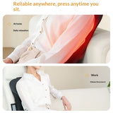 Full Back Shiatsu Massage Cushion with Heat Electric Massage Chair Pad for Home Office Muscle Relaxation