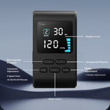 Full Leg Air Compression Massager 5 Modes, 7 Pressure Levels, Memory Function, Detachable Controller, 2H Battery Life