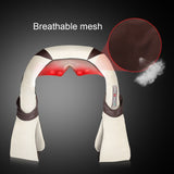 Health Care Vibrator Hands Free Best Infrared Kneading Cordless Electronic Healax Back Neck and Shoulder Massager with Heat