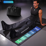 Full Leg Air Compression Massager 5 Modes, 7 Pressure Levels, Memory Function, Detachable Controller, 2H Battery Life