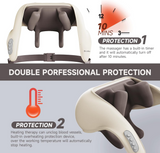 Intelligent RelaxNecker Handheld Neck & Shoulder Massager Ceragem Rolling Technology