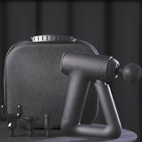 LUYAO LY-675A Handheld Wireless Deep Tissue Massage Gun Relax Muscles with Brushed Motor & LCD Screen for Body Treatment