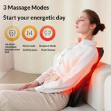 Full Back Shiatsu Massage Cushion with Heat Electric Massage Chair Pad for Home Office Muscle Relaxation